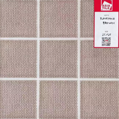 ASIA TILE 25X25 RAVENA BROWN (TK)